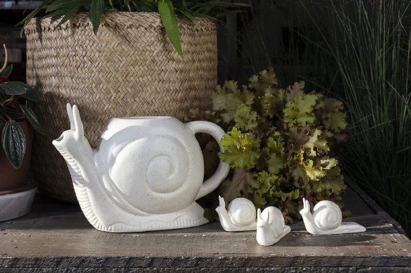 decorative handmade ceramic flower vase for living room -Slowpoke Planter Collection {multiple styles}