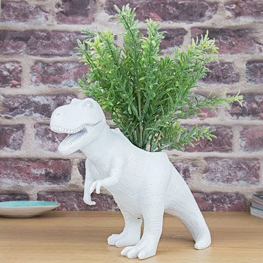 geometric handmade flower vase for modern decor -T-Rex Planter