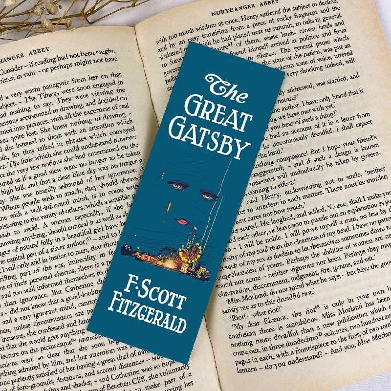 handmade geometric ceramic flower vase for floral arrangement -The Great Gatsby Paper Bookmark