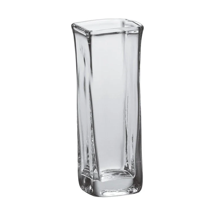 geometric handmade crystal flower jar for modern displays -Woodbury Vase, Large