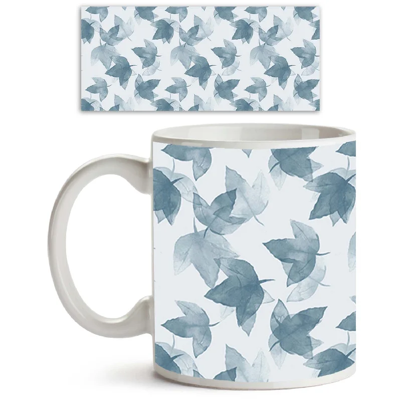 personalized ceramic coffee cup -ArtzFolio Autumn Leaves D4 Ceramic Coffee Tea Mug Inside White