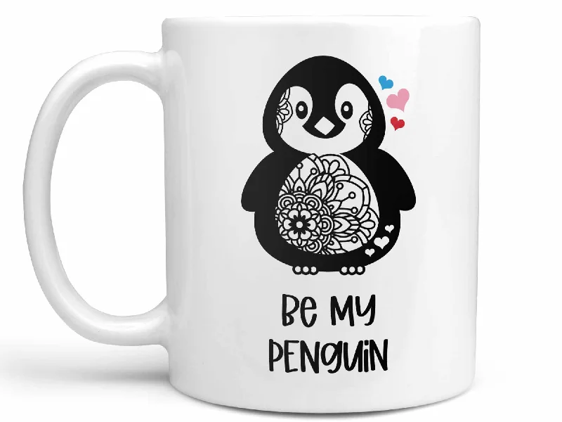 personalized mug for holiday -Be My Penguin Coffee Mug