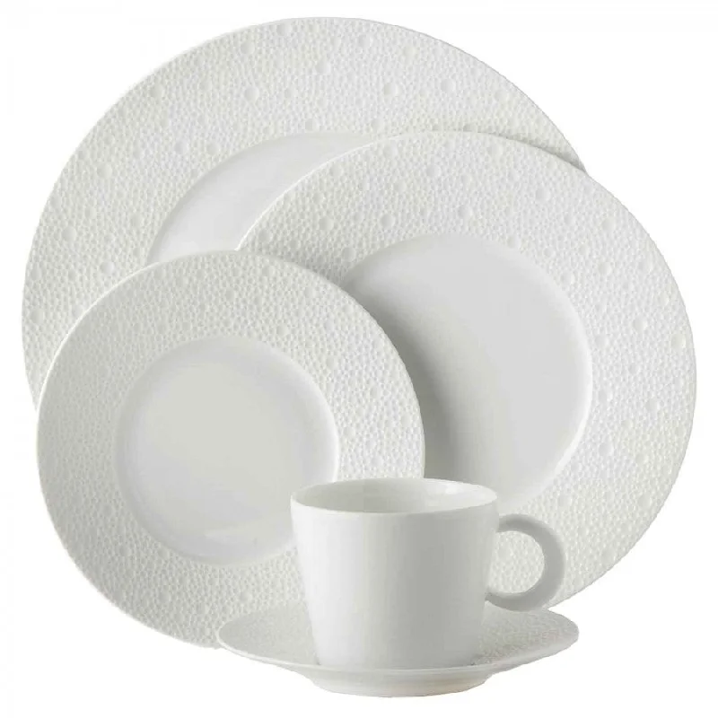 chic tea cup -Ecume Dinnerware, White