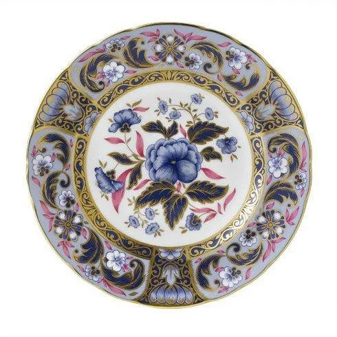 premium tea cup -Blue Camellias Imari Accent Plate