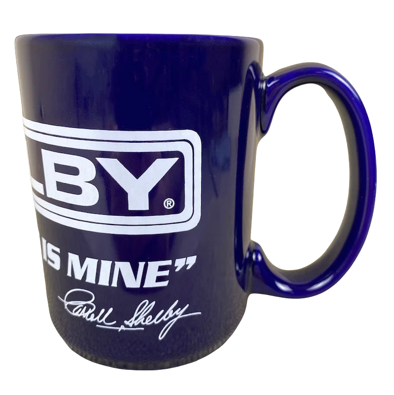 coffee mug with motivational message -Carroll Shelby Ferrari's Ass Is Mine Mug Liquid Logic