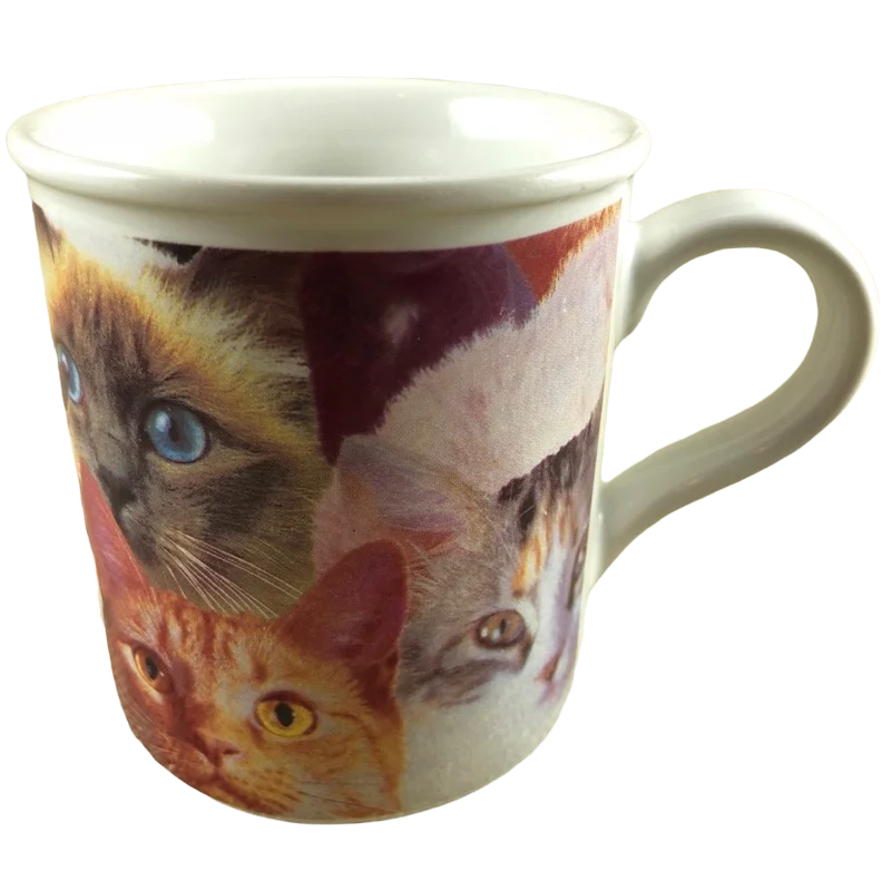 best coffee mug for morning -Cats Collage Mug Carlton Cards