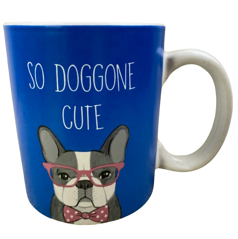 rustic ceramic coffee cup -Chasing Baxter So Doggone Cute Mug Tri-Coastal Design