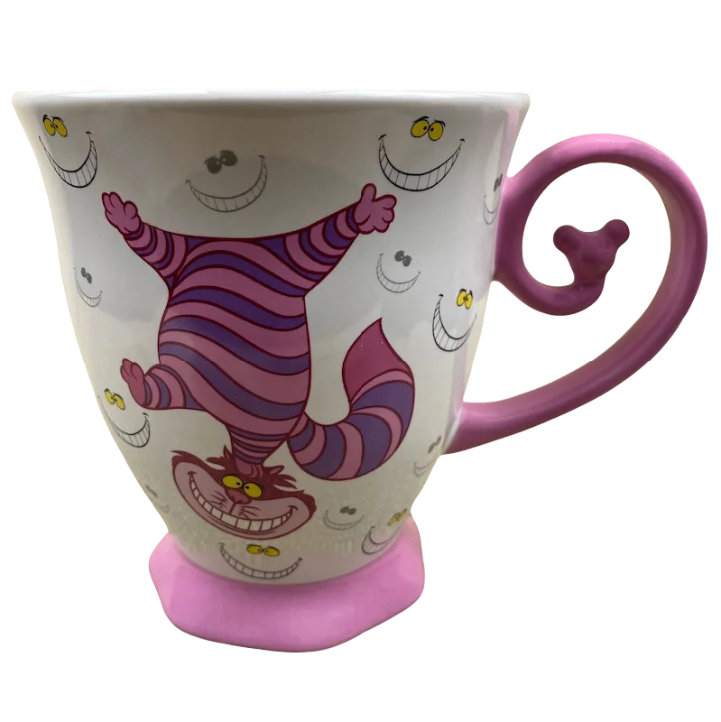 heat-resistant coffee mug -Cheshire Cat Alice In Wonderland Sixty Years D23 Expo 2011 Pedestal Mug Disney