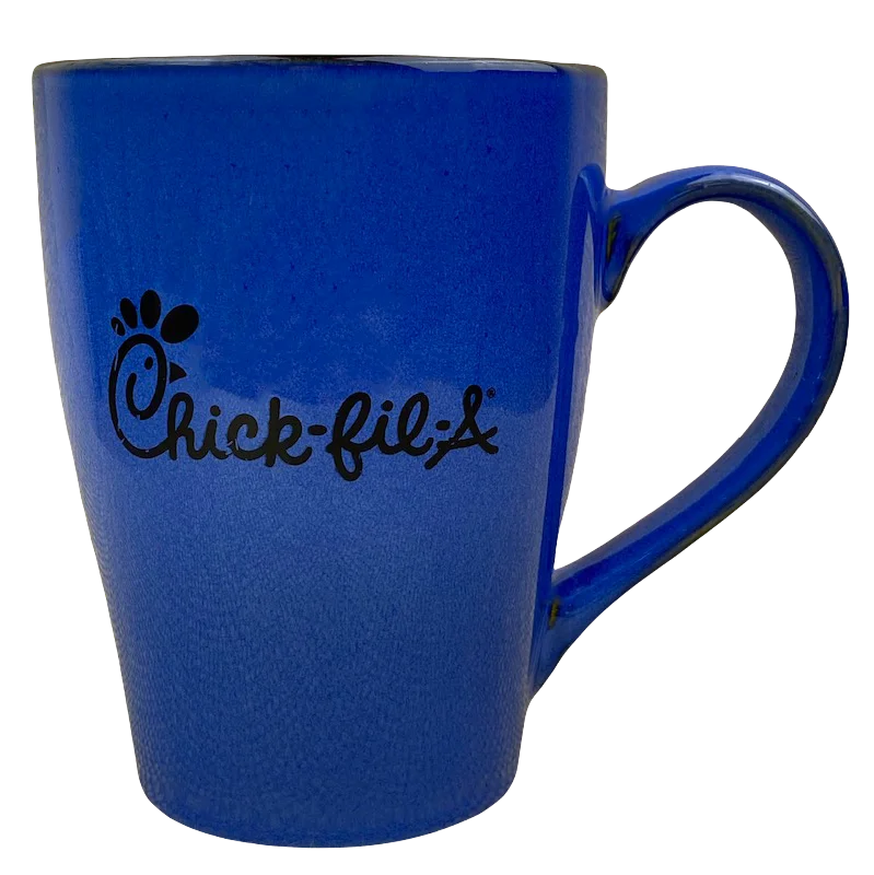 gift coffee mugs for friends -Chick-Fil-A Blue Mug