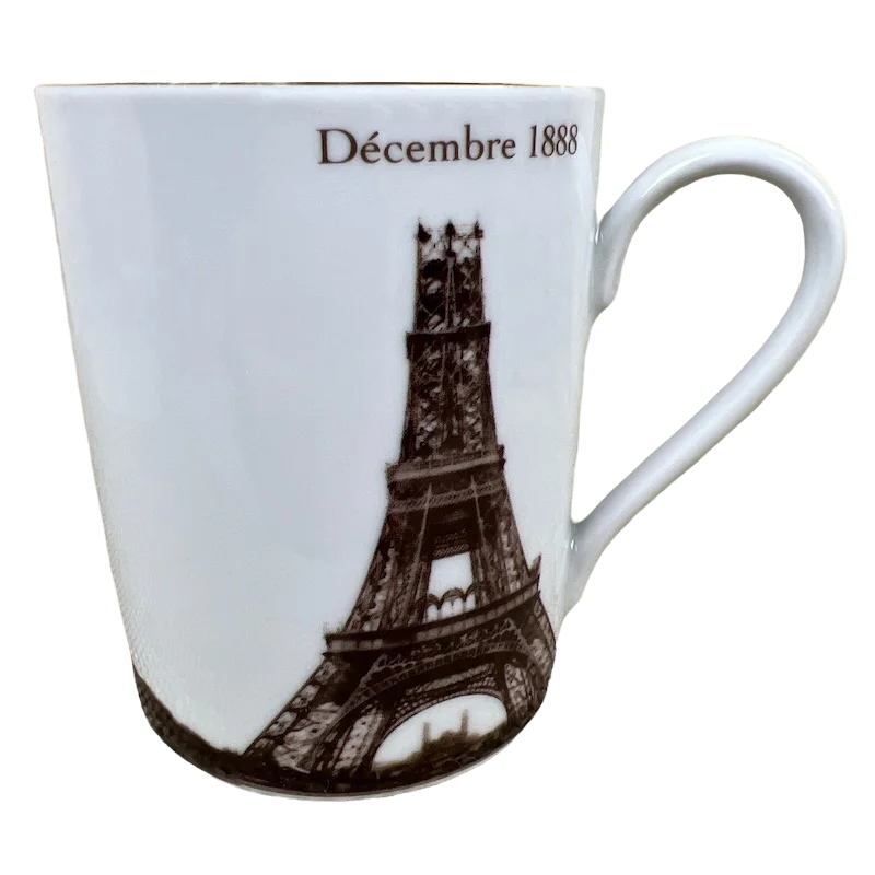 premium tea cup -Construction Of The Eiffel Tower 1888-1889 Mug Goebel