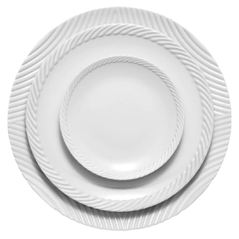 unique coffee cup -Corde Dinnerware, White