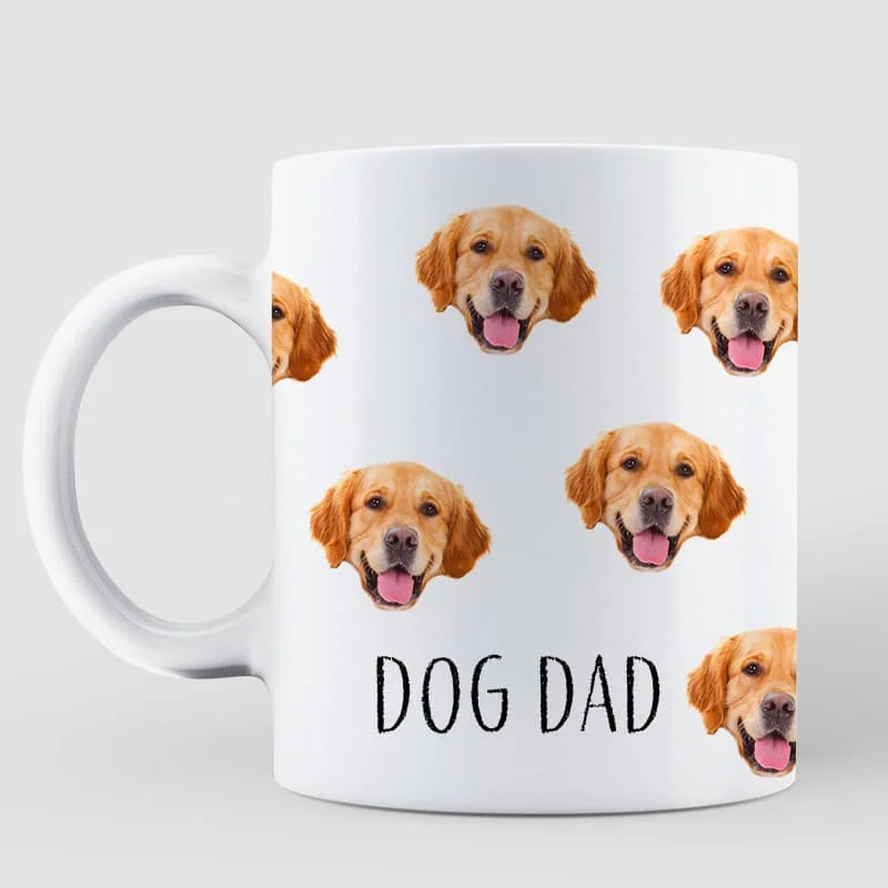 large personalized coffee cup -Custom Pet Picture Gift For Dog Cat Pet Lover Personalized Mug