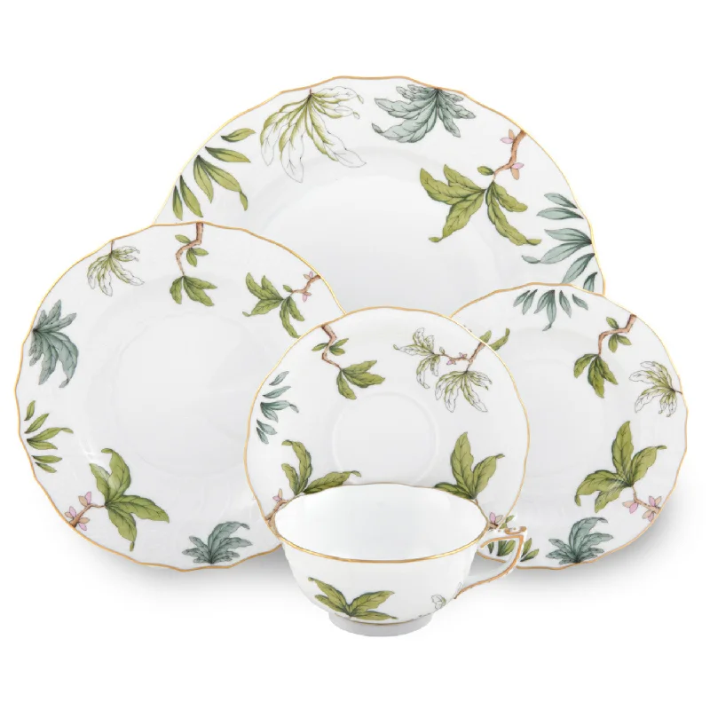 double-walled tea mug -Foret Garland Dinnerware