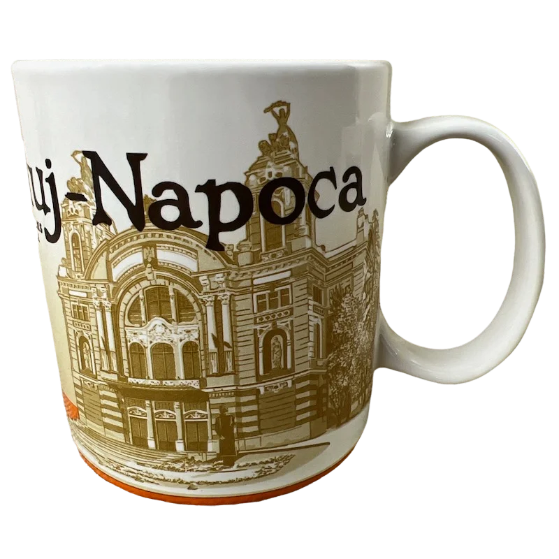 high-end coffee cup -Global Icon Collector Series Cluj-Napoca 16oz Mug 2014 Starbucks