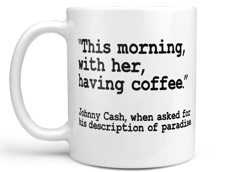 monogrammed coffee mug -Johnny Cash Coffee Mug