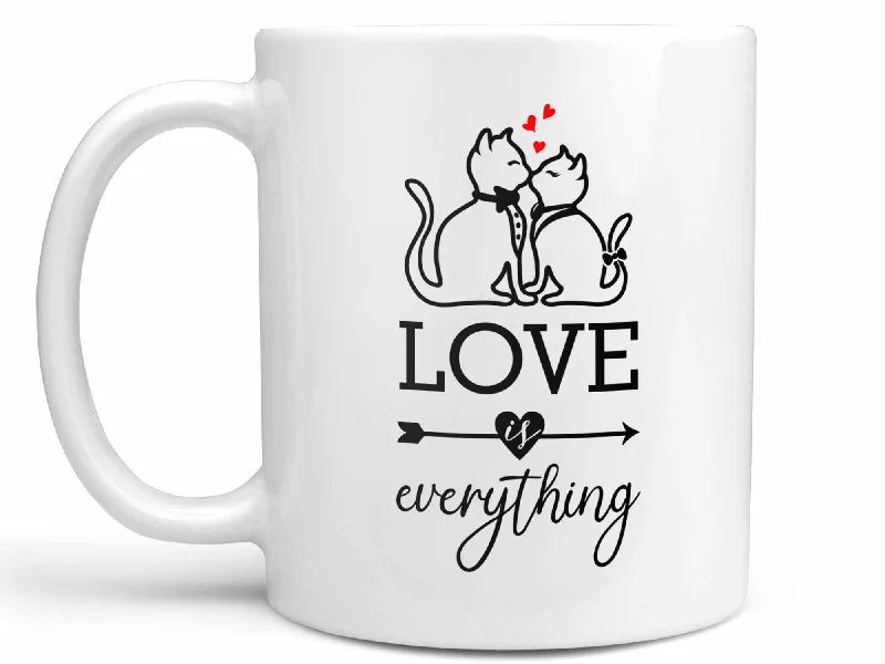 tea mug with quote -Kissing Cats Coffee Mug