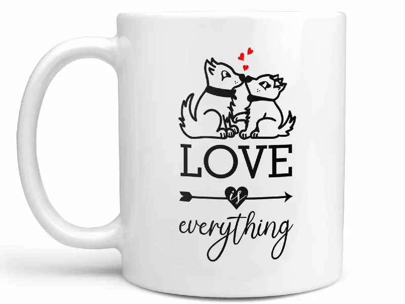 tea mug for office -Kissing Dogs Coffee Mug