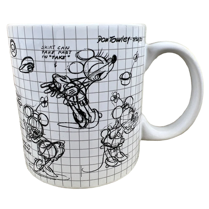 cute coffee mug for mom -Minnie Mouse Sketch Book Don Towley Mug Disney