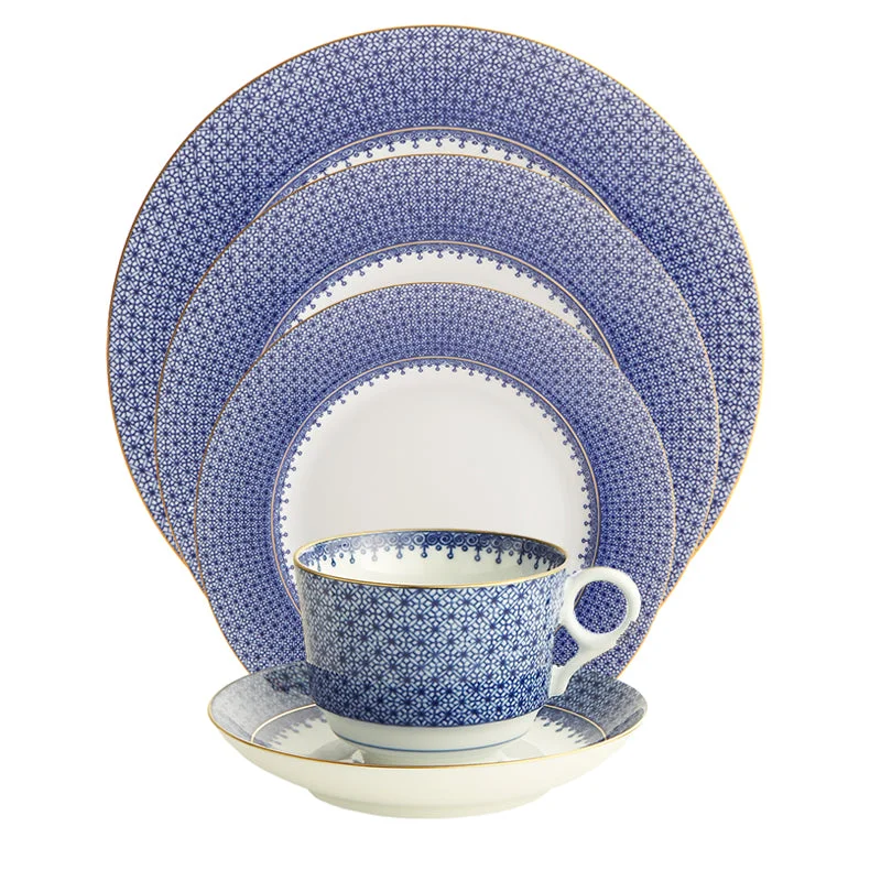 luxury tea mug -Lace Dinnerware, Blue