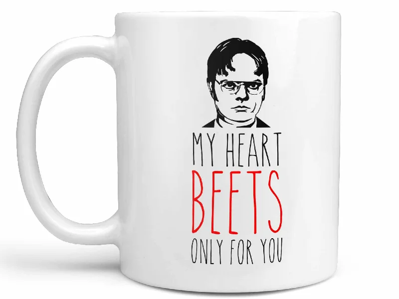 rustic tea mug -My Heart Beets Dwight Coffee Mug