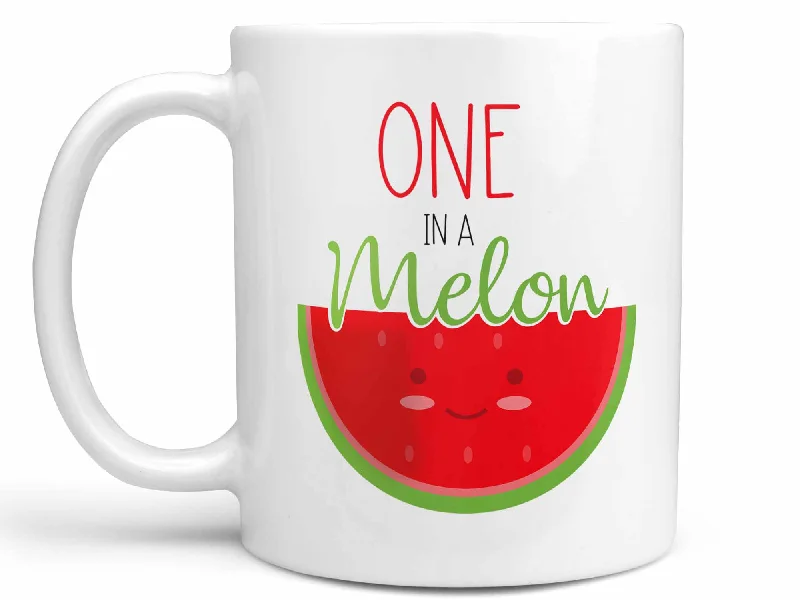 vibrant travel coffee cup -One In a Melon Coffee Mug