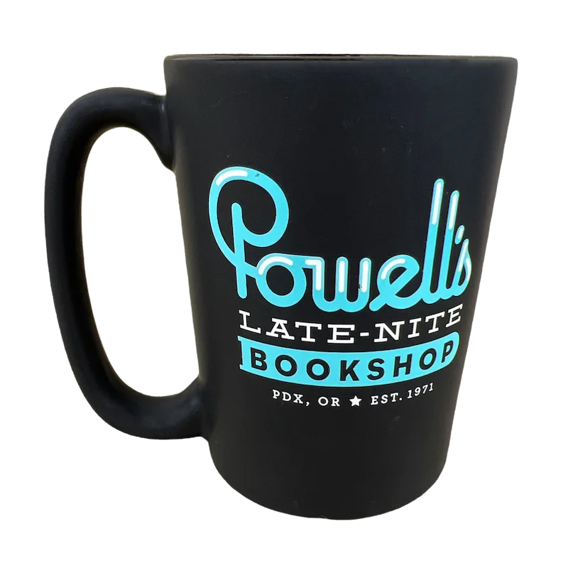 sleek tea mug -Powell's Late Nite Bookshop PDX Oregon Mug