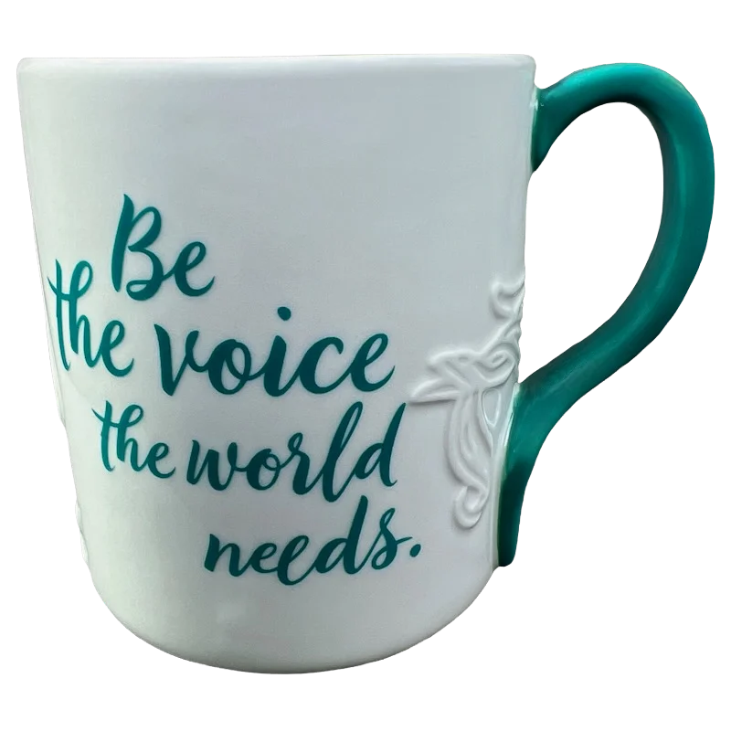 handmade coffee mug -Princess Ariel Little Mermaid Be The Voice The World Needs Mug Disney Hallmark