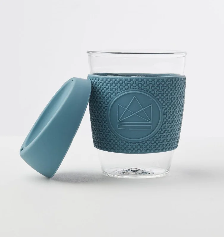 minimalist coffee mug -Reusable Glass Coffee Cup - 340ml - Super Sonic