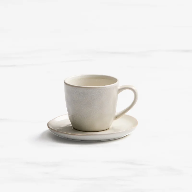 travel coffee cup with custom design -Salisbury & Co Baltic Cup and Saucer 280ml White