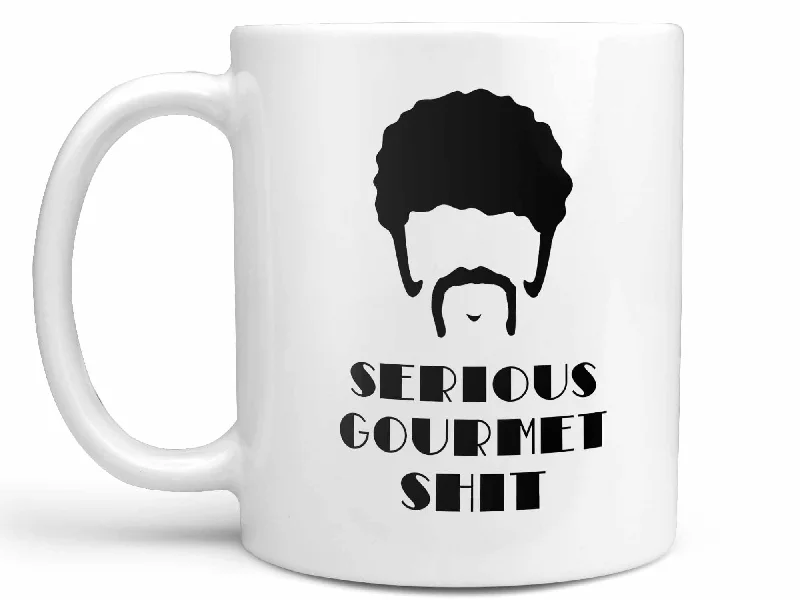 minimalist coffee mug -Serious Gourmet Shit Coffee Mug