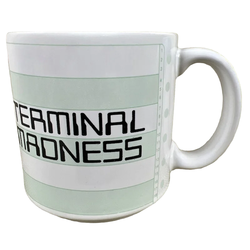 unique coffee mug for friends -Terminal Madness Compu-Mug Taylor & Ng