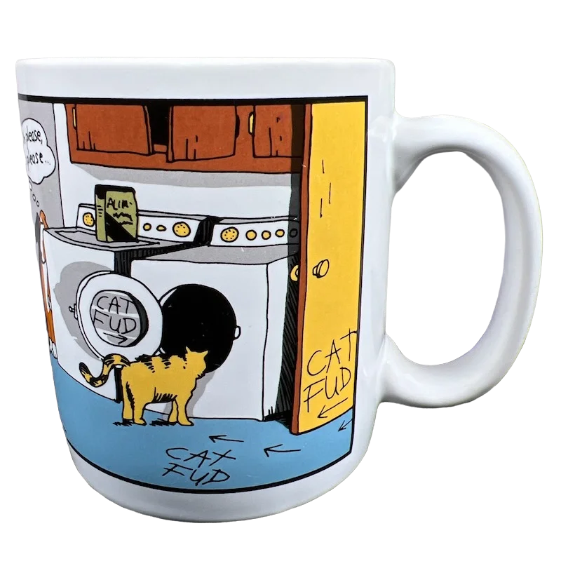 creative mug for gifts -The Far Side Gary Larson Cat Fud Mug OZ