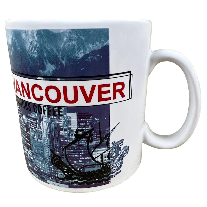 reusable bamboo coffee cup -Vancouver Mug 1999 Starbucks