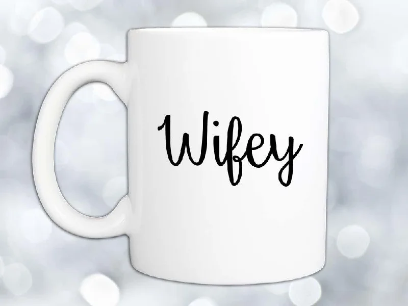 custom logo coffee mug -Wifey Coffee Mug