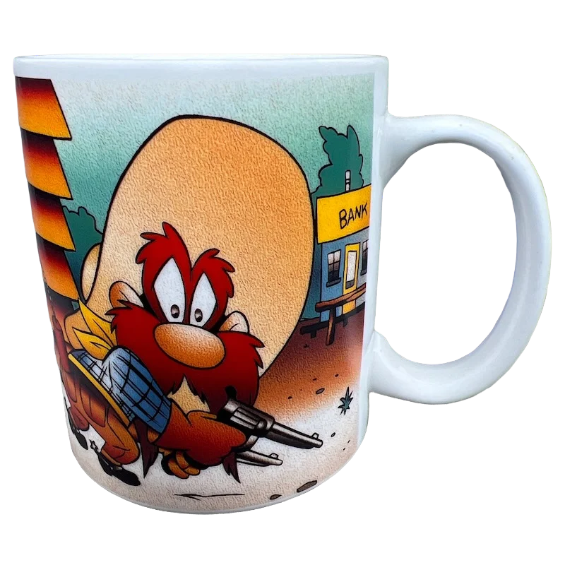 funny coffee cup for work -Yosemite Sam Looney Tunes Leo Astrology Zodiac Mug Sun Signs