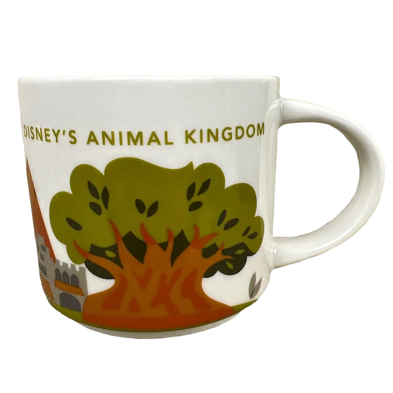 silicone coffee mug -You Are Here Collection Disney Parks Disney's Animal Kingdom Mug Starbucks