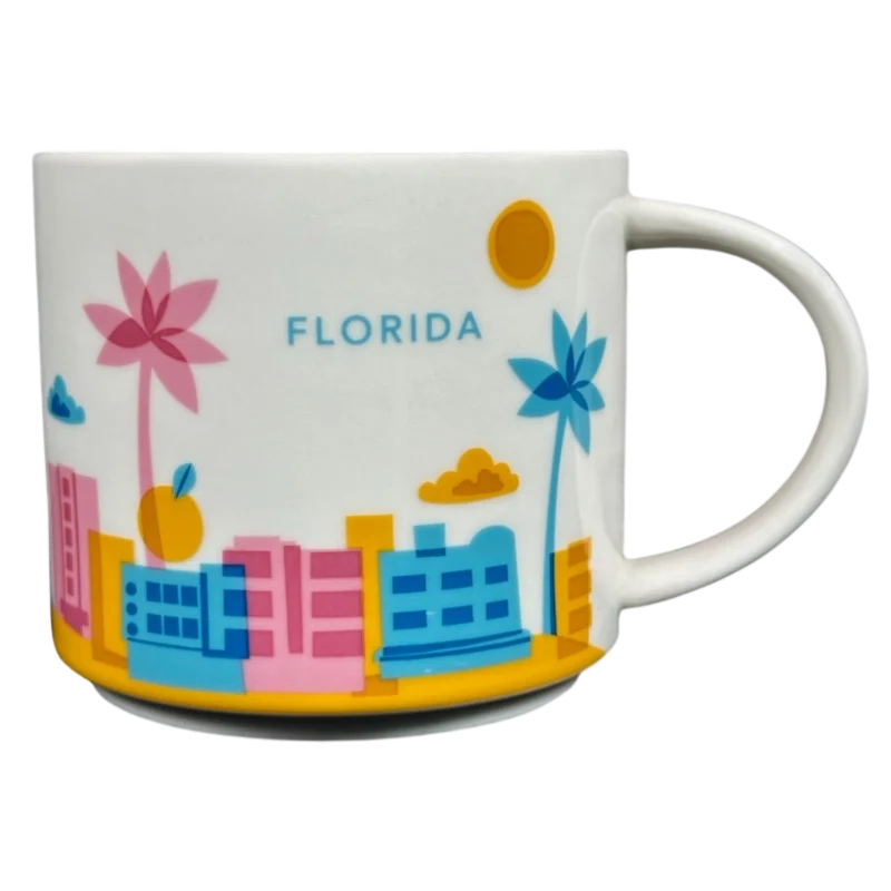 personalized mug for holiday -You Are Here Collection Florida Mug 2014 Starbucks