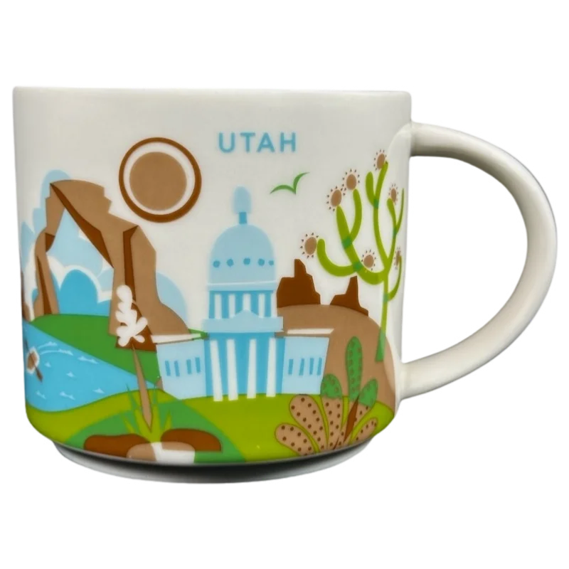 simple travel tea mug -You Are Here Collection Utah Mug Starbucks