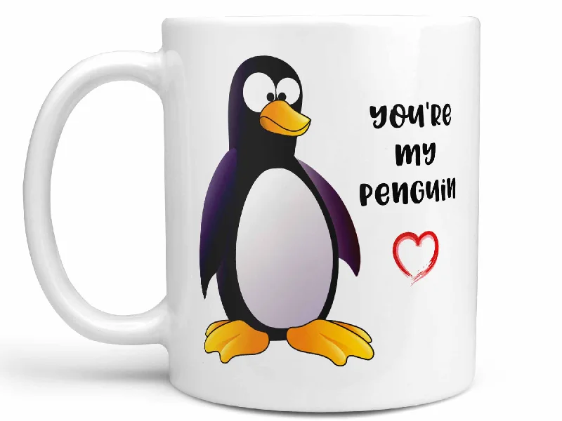 travel coffee mug for morning -You're My Penguin Coffee Mug