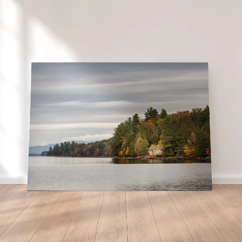 creative tropical coastal paintings-Adirondack Cottage Canvas Set