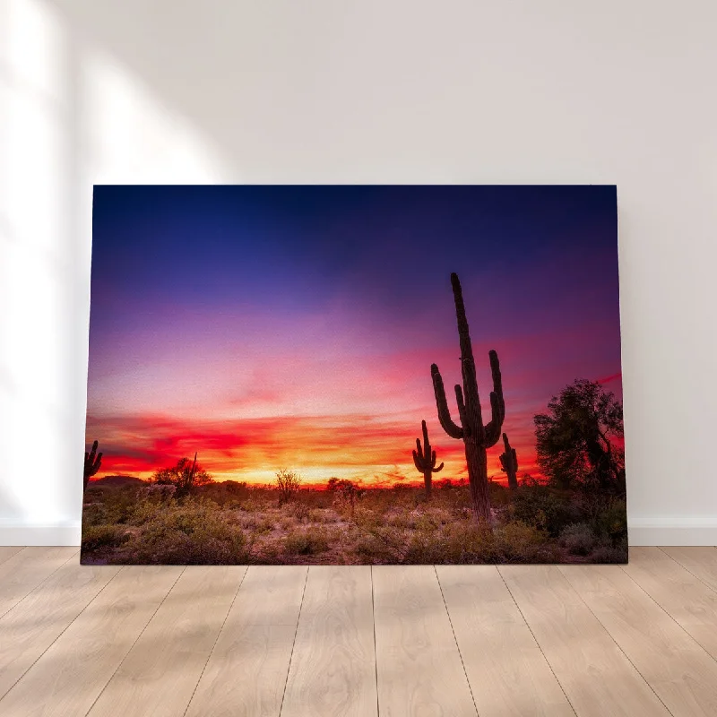 bold cityscape large geometric paintings-Arizona Landscape