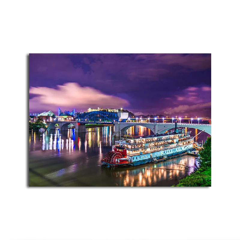 scenic abstract nature wall canvas paintings-Chattanooga Aerial