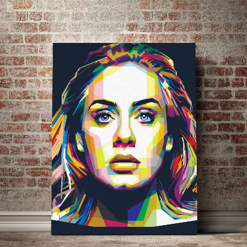 creative modern cityscape wall paintings-Hypnotising Adele