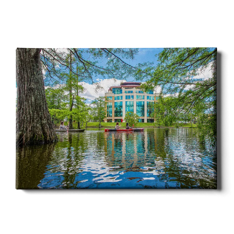 oversized tropical nature canvas art-Louisiana Monroe Warhawks - The Bayou