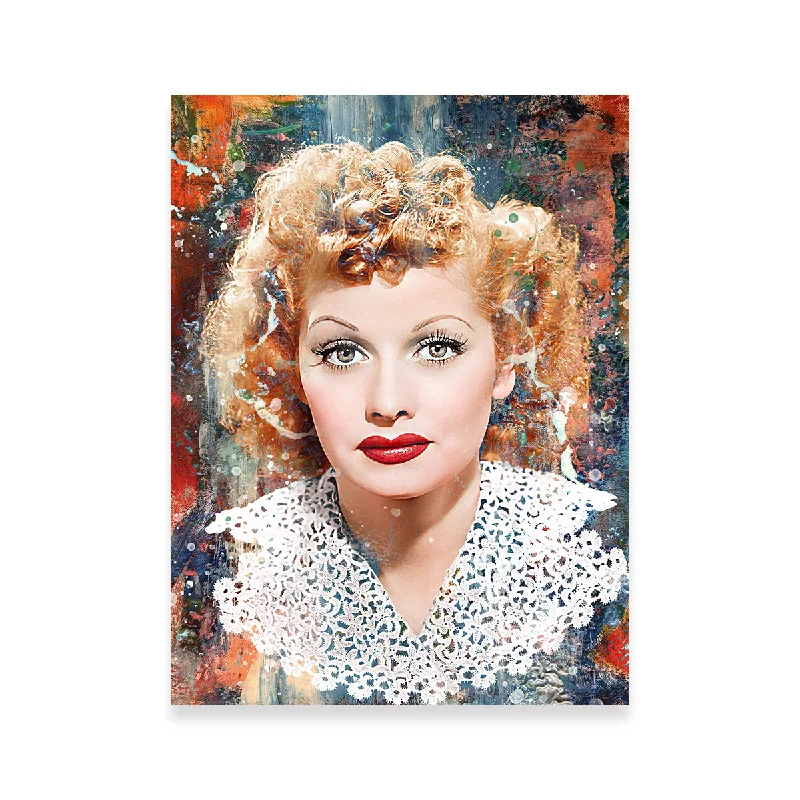 hand-painted coastal landscape wall art-Lucille Ball