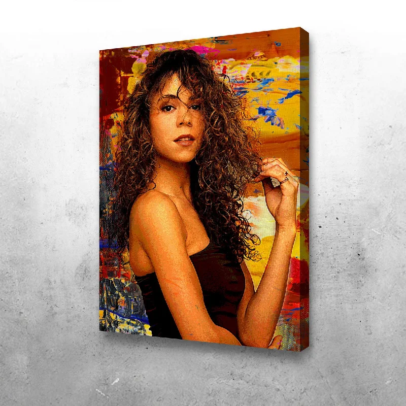 large geometric tropical wall art-Mariah Carey Canvas Set