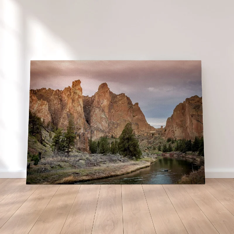 contemporary cityscape art canvas paintings-Smith Rock State Park