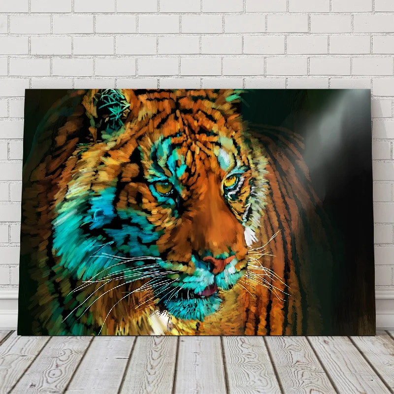 creative nature floral canvas paintings-Tiger In the Light