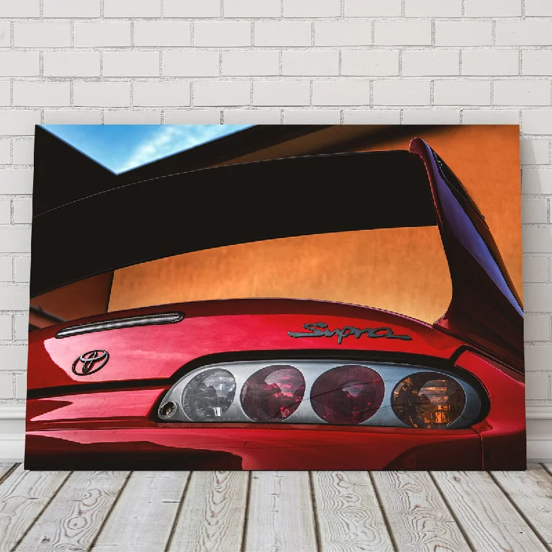 creative contemporary tropical wall paintings-Toyota Supra 3