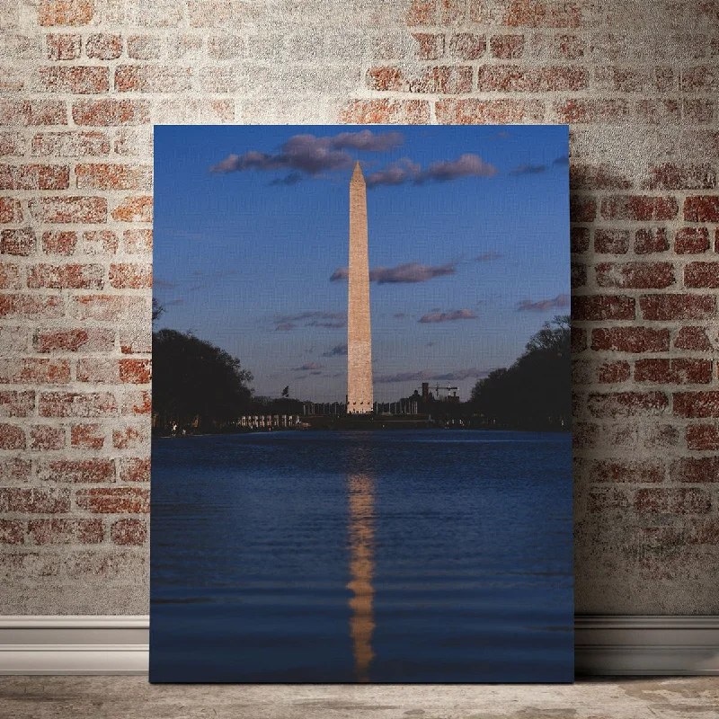 tropical floral abstract canvas paintings-Washington Monument Canvas Set